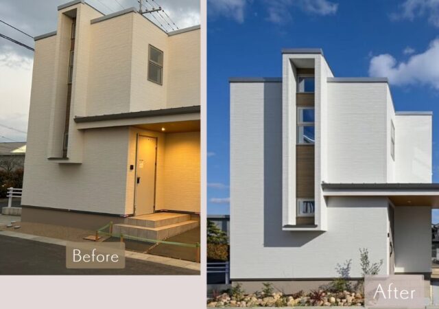 外構工事　植栽【岡山リフォーム外構】