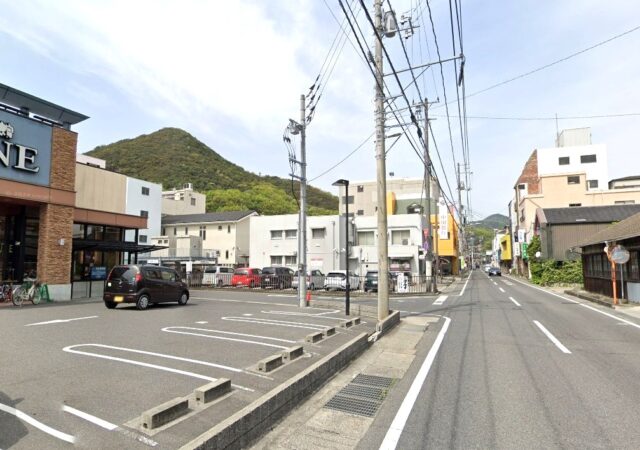 事業用土地◇備前市日生(中銀・旬鮮食彩館パオーネ向かい側、主要道路沿いで事業におすすめです)